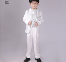 Load image into Gallery viewer, Classic Elegant Fashion Exquisite Embroidery Lovely Boy's Wedding Attire/Boy's 5-piece Set Suit 1046