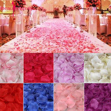 Load image into Gallery viewer, 2000piece/lot 5*5cm Romantic silk Rose petals for Wedding Decoration Romantic Artificial
