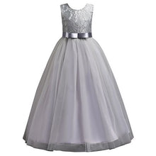 Load image into Gallery viewer, Princess Pink Lace Flower Girl Dresses 2019 Tulle Girls Pageant Dresses First Communion Dresses Kids Evening Gowns